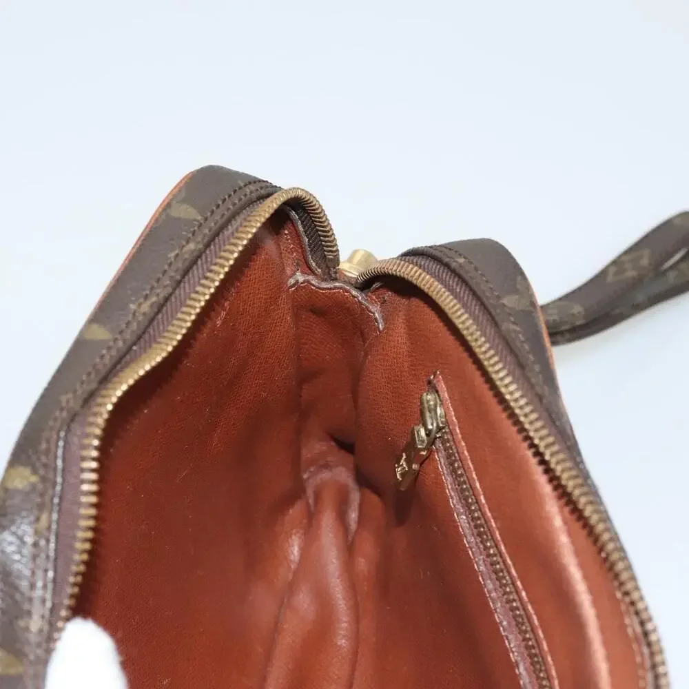 Louis Vuitton Monogram Marly Dragonne GM Clutch Bag Brown